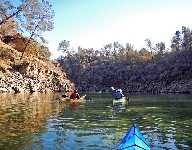 Kayaking Camanche Lake