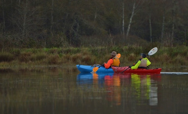kayaking Fay Slough