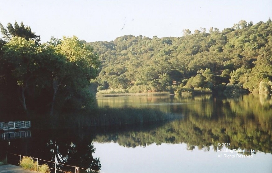 kayaking Lafayette Reservoir